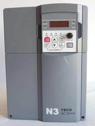 Teco Westinghouse 7.5HP 3PH 230V VFD Variable Frequency Drive N3-207-C