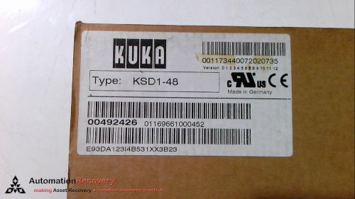 Kuka ksd1-48, servo drive 48amp 480-585v 480hz, new for sale