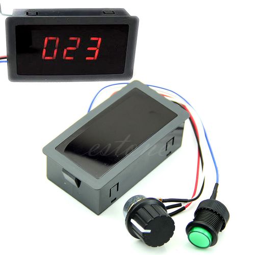 Motor DC 6-30V 12V 24V Max 8A PWM Speed Controller With Digital Display &amp; Switch