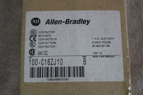 Allen-bradley 100-c16zj10 contactor series b for sale