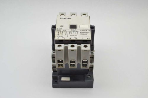 Siemens 3tf4822-0ak6 3ph 600v-ac 120v-ac 75hp 100a amp size 3 contactor b403373 for sale