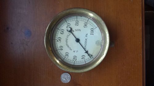 vintage gauge, steam punk industrial style metal gauge N.Y. Patent 1906