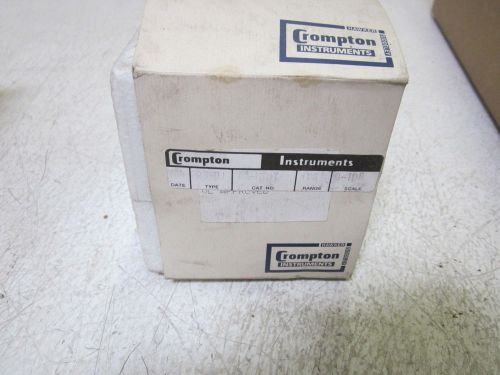 CROMPTON 223-01 10 DC AMPERES PANEL METER *NEW IN A BOX*