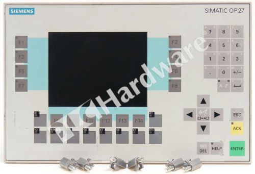 Siemens 6av3627-1lk00-1ax0 6av3 627-1lk00-1ax0 simatic op27 color panel for sale