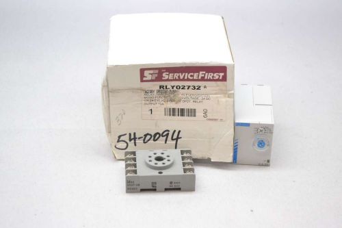 New servicefirst rly2732 timing relay 24-240v-ac 10a amp d428550 for sale