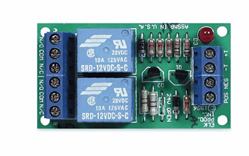 Brand new elk 924 relay module, 12amp dpdt relay, operates on 12 or 24 volts dc for sale