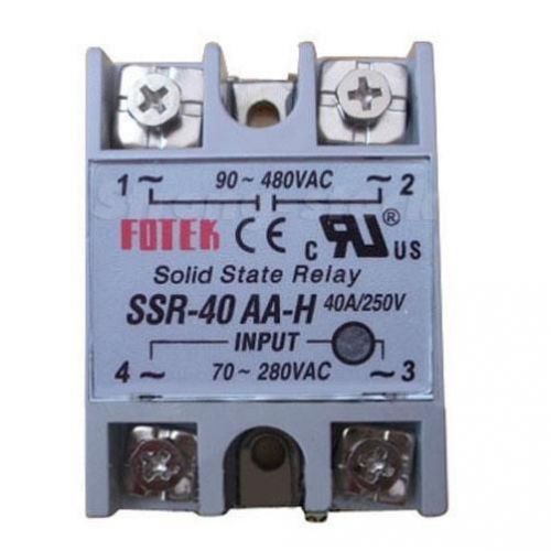 New 1 Pcs Solid state relay SSR 90-480V AC/ 40A output 80-250V AC KOTG STGS