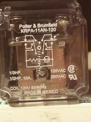 NOS POTTER &amp; BRUMFIELD KRPA-11AN-120  3A998 60 day warranty shipping included