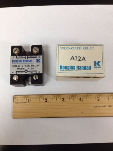 Douglas Randall A12A Panel Mount Solid State Relay 120V 12A