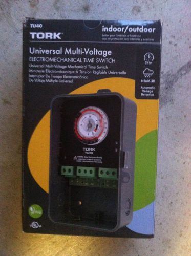 Tork TU40 Universal Multi-Voltage Electromechanical Time Switch Timer