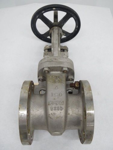 GRINNELL GWE316F HAND-WHEELED 275PSI 150 STEEL FLANGED 4 IN GATE VALVE B304697