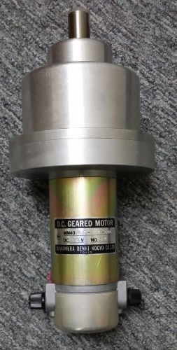 Dc geared motor, mm40 a6-l4-300, sawamura denki kogyo co for sale