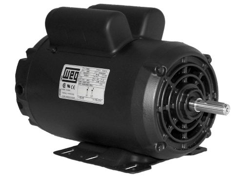WEG Electric Motor, 3 HP, 3440 rpm, 115/208-230V