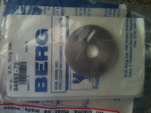 Berg ratchet gear r48s3-72 outside diameter 1.50 inch bore diameter 0.375 inch for sale