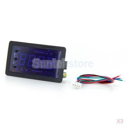 3 x DC12V 0.56&#034; Digit Blue LED Counter Panel Meter 0~9999 Up and Down Totalizer