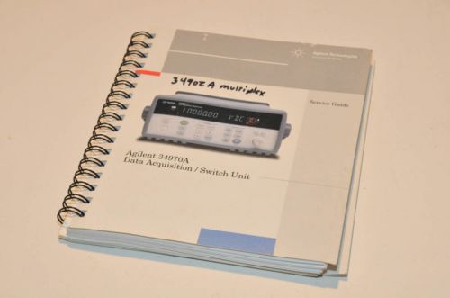 Agilent 34902A Service Manual     $30