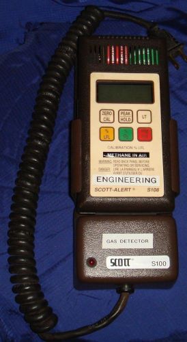 BH519 Vtg Scott Alert Gas Detection Instrument S108