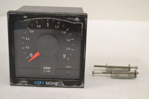 Gf signet 3-5090 sensor powered flow monitor water 0-200gpm flowmeter b305150 for sale