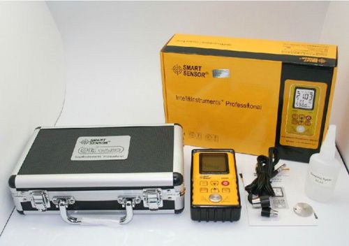 New ar860 ultrasonic thickness gauge meter range 1.0-300mm(6mm + 10mm probes) for sale