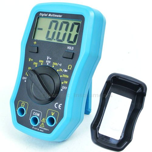 DIGITAL MULTIMETER DC &amp; AC Voltage Diode Continuity OHMS w/ Backlight Function