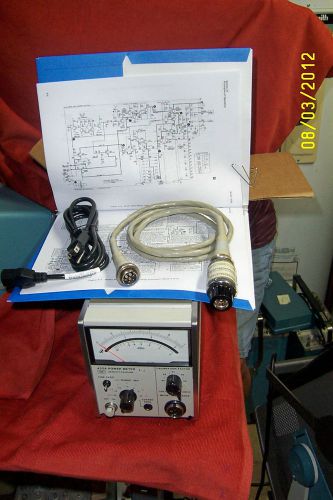 A functioning hp 432a  power meter w/ 478 sensor and connector cable for sale