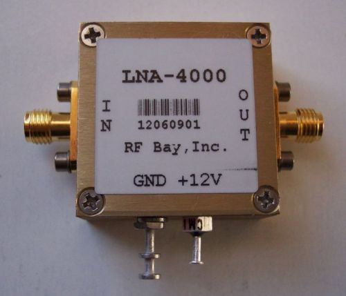 3000-5000MHz Low Noise Amplifier, LNA-4000, New, SMA