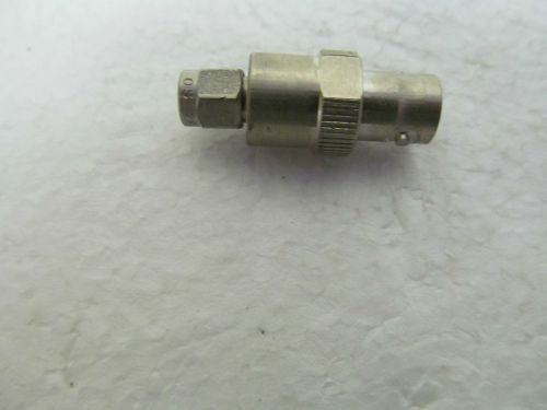 SMA(MALE) TO BNC(FEMALE) ADAPTER, USED