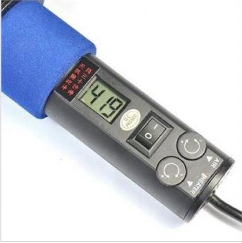 220v 450°c 450w lcd hot air gun portable soldering station ics smd  for bga nozzl for sale