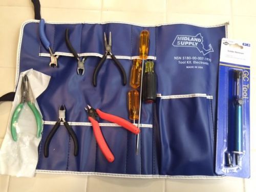 Midland supply electronic system tool kit 12 piece government surplus brand new! for sale