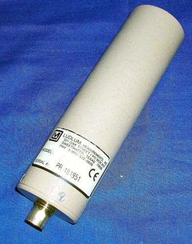 Ludlum 44-3 NaI 1&#034; x 1 mm LE Gamma Scintillation Detector Radiation Geiger