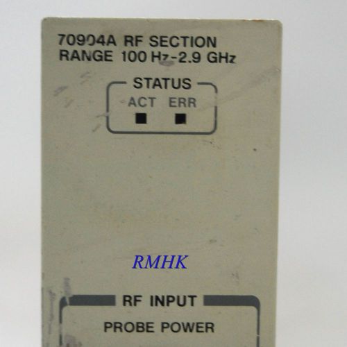 HP Agilent 70904A 100 Hz to 2.9 GHz, Single Slot, for 70004A Mainframes