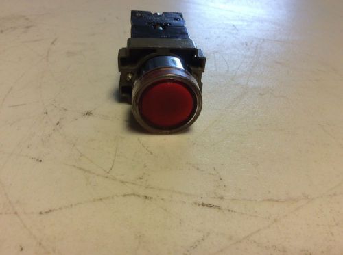 Telemecanique z..-bw06 red illuminated push button assembly zb2 zb2-be101 for sale