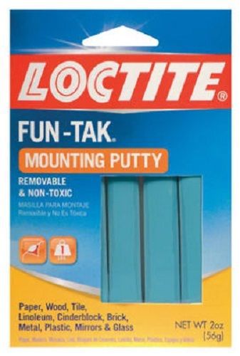 Henkel, 4 pack, loctite, fun-tak, 2 oz, mounting putty for sale