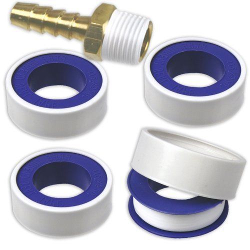 4-rolls teflon tape thread &amp; fitting sealant 1/2&#034; x 520&#034; roll new for sale