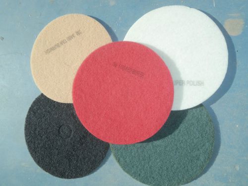 3m 20&#034; floor pads- scrubbing, burnishing, polish, stripping cleaning - per each- for sale