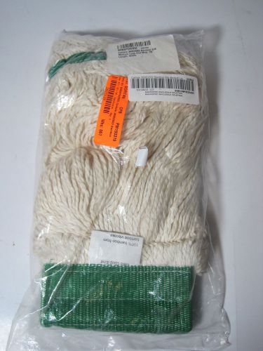 Carlisle white 18&#034; loop end disposable wet mop head 36952002 nib for sale