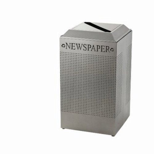 Silhouette 29-Gallon Square Recycling Receptacle (RCP DCR24PSM)