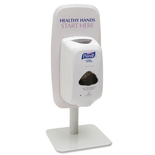Purell tabletop sanitizer stand, 1200ml, foam/gel, clear. sold as each for sale