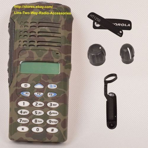 Camouflage housing case for Motorola HT1250 ( LCD+Ribbon Cable+Speaker+mic)