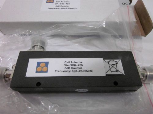 NEW Cell Antenna CA-DC6-725 6dB Coupler Frequency 698-2500MHz