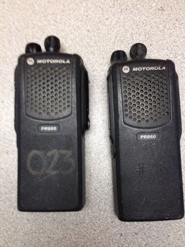 Motorola PR860 VHF Two Way Radio (pair)