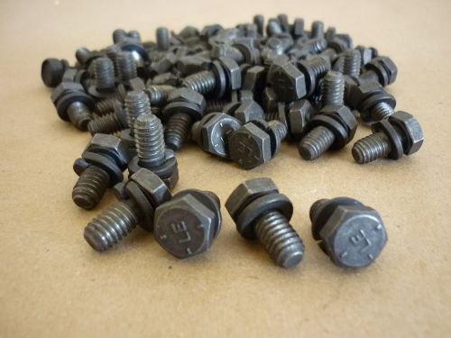 Automotive screw cap 5/16-18 x 5/8&#034; long bolt assembly washer hex head (25 each) for sale