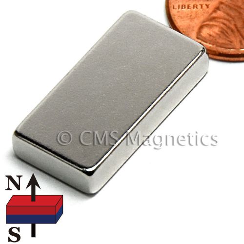 N50 Rectangular Neodymium Magnet 1X1/2X3/16&#034; Rare Earth 200 PC