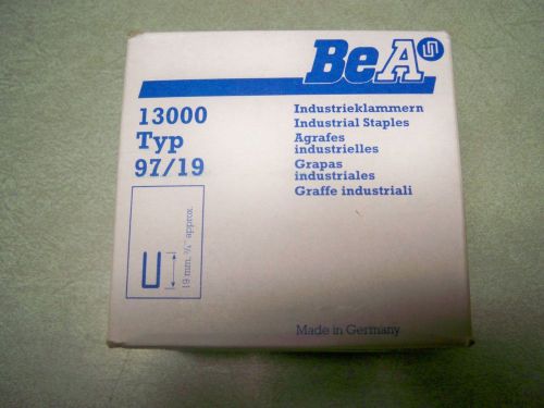 BeA 97/19 Industrial Staples 13000 / Box