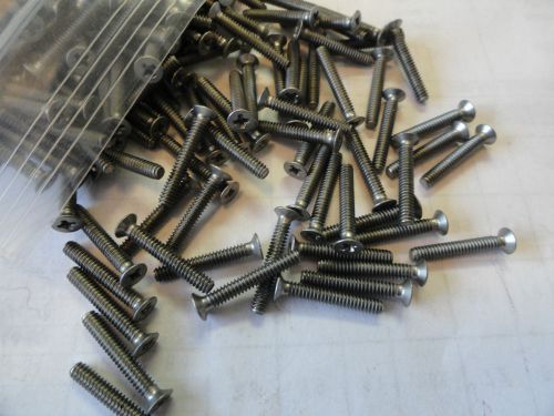 4-40 x 3/4&#034; stainless steel phillips flat head screws for sale