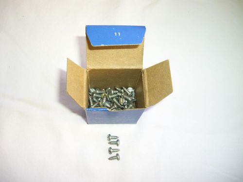 Vintage Rockford, Qty 80, Zinc Chromate, 6 x 3/8&#034; Pan head Screws/Original Box