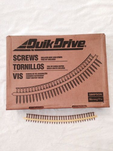 Quik drive screws  2500 # 2 phillips recess fine thread drywall screw for sale