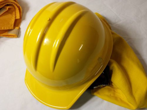 Bullard Wildfire series fire helmet/ Topps Safety Apparel shirt is XL-R