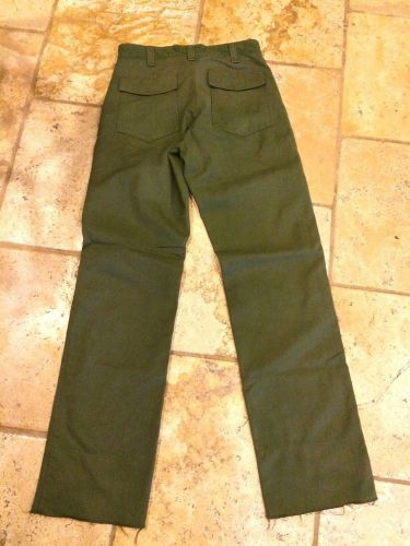 Fss wildland fire fighting aramid green pants sz 30 1/2 x 34 b for sale