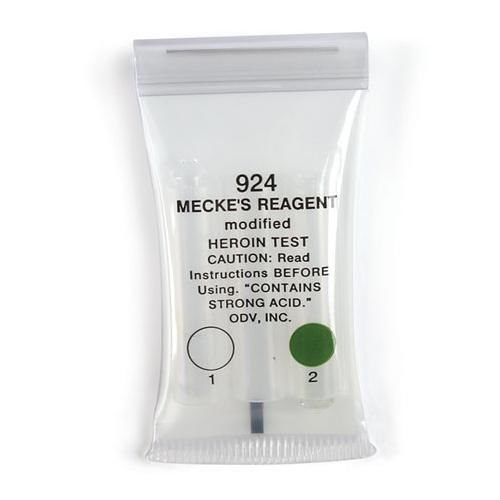 Odv narcopouch mecke&#039;s modified reagent, test for heroin, 10 pack #924 for sale